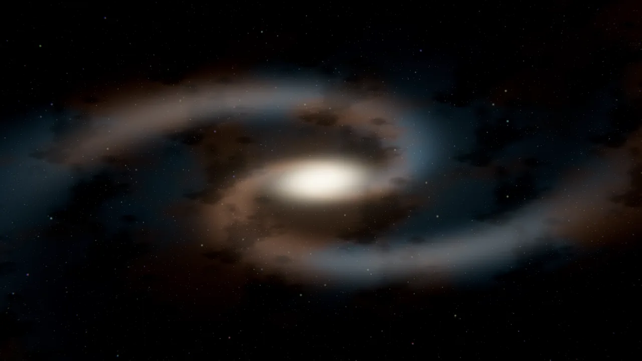 A spiral galaxy